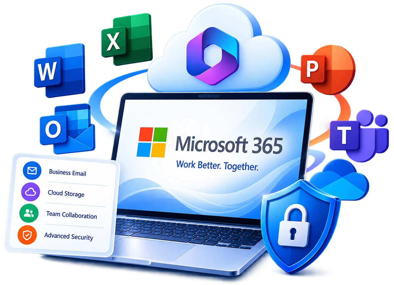 عزّز أعمالك معMicrosoft 365
