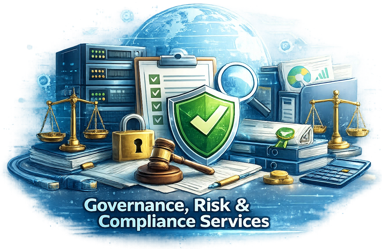 خدمات الحوكمة وإدارة المخاطر والامتثال (GRC)